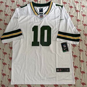 Nike White Jersey #10 Green Bay Packers Love